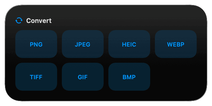 Converto widget and Control Center demo