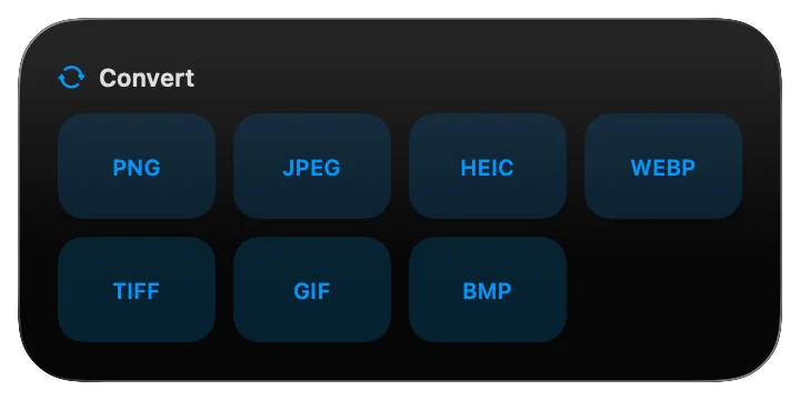 Converto widget and Control Center demo